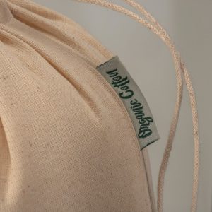 Eco Gifts Organic cotton drawstring bag 40x50cm