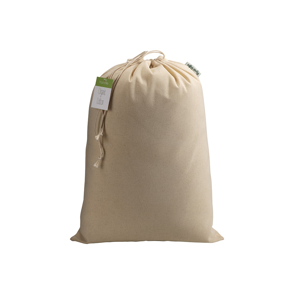 Eco Gifts Organic cotton drawstring bag 30x45cm