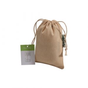 Eco Gifts Organic cotton drawstring bag 10x14cm