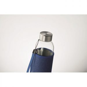 Eco Gifts Glass bottle in pouch 500 ml