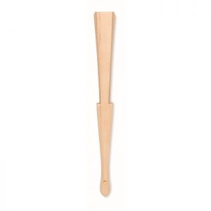 Eco Gifts Wood hand fan with cork fabric
