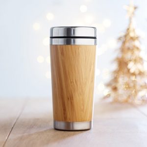 Eco Gifts Bamboo double wall travel cup