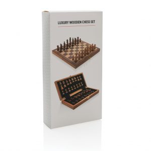 Games Luxury wooden foldable chess set