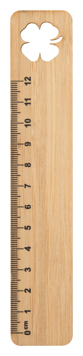Eco Gifts Rooler bamboo ruler, paw