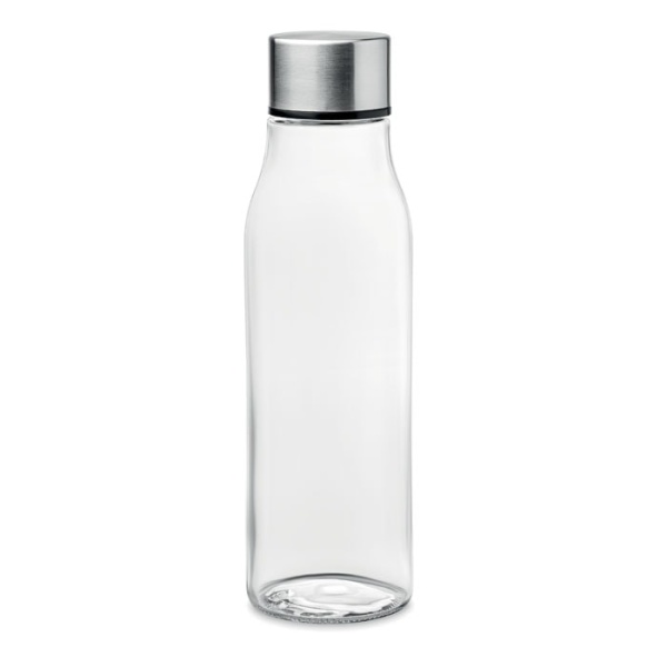 Eco Gifts Glass drinkbottle with aluminium lid