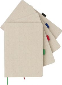 Eco Gifts A5 canvas notebook
