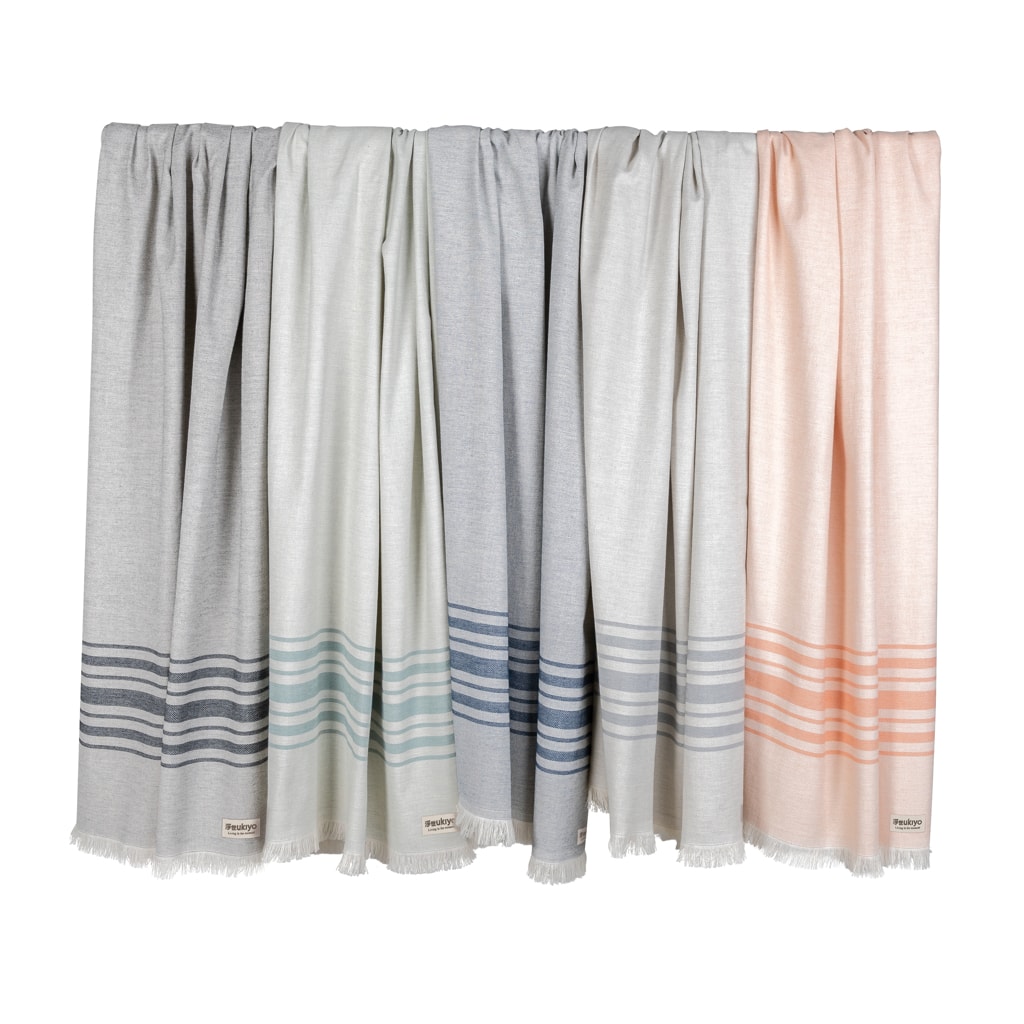 Eco Gifts Ukiyo Yumiko AWARE™ Hammam Towel 100 x 180cm