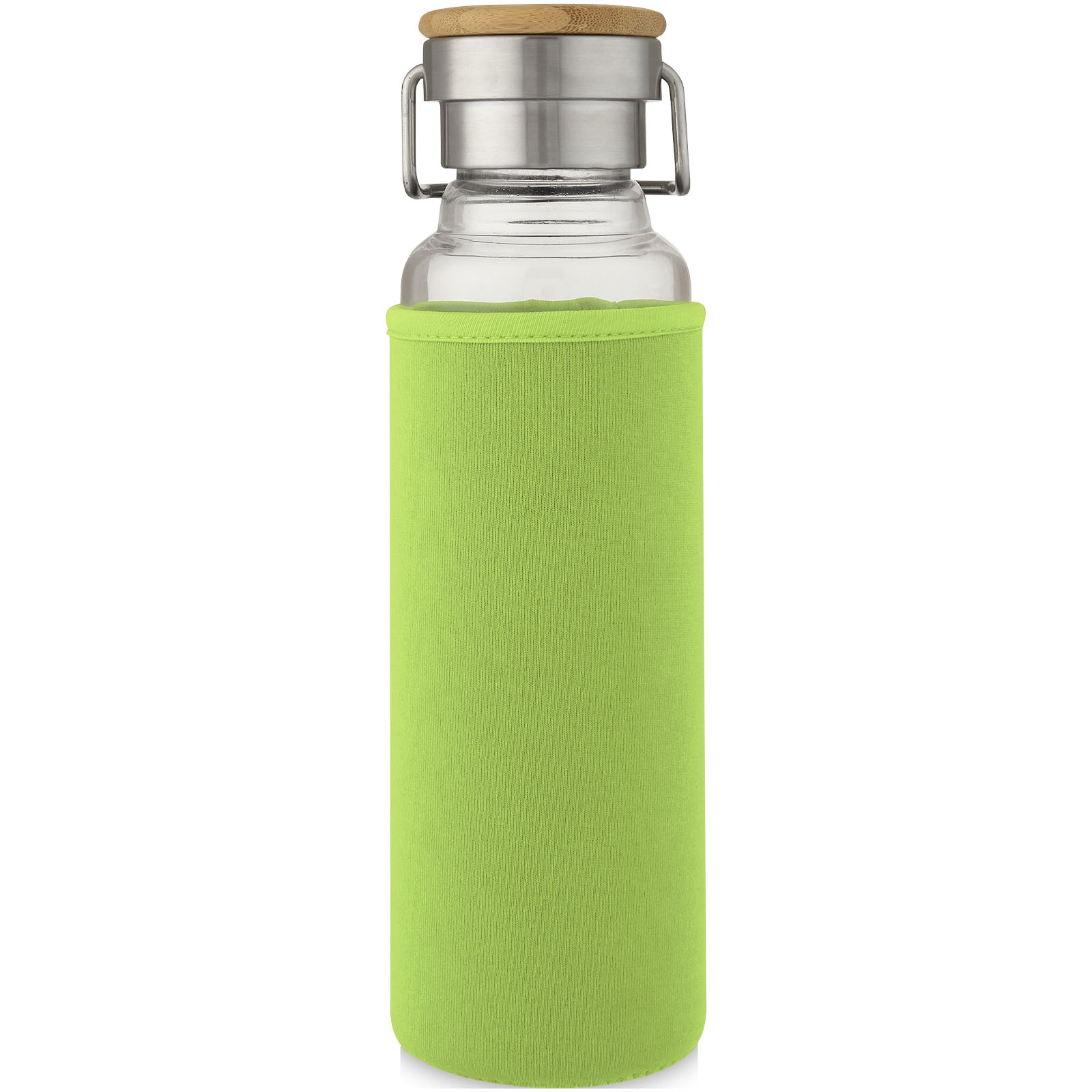 Eco Gifts Thor 660 ml glass bottle with neoprene sleeve
