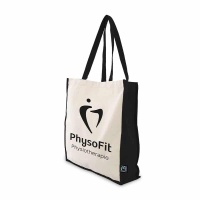 Cotton Fairtrade cotton shopping bag Lisa 390 g/m2