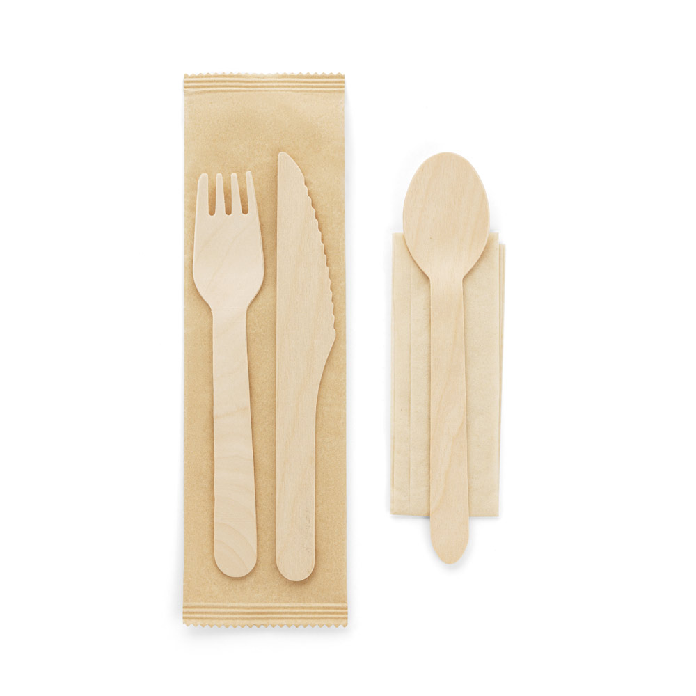 Eco Gifts SUYA. Wooden cutlery set