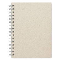 Eco Gifts A5 ring notebook grass paper