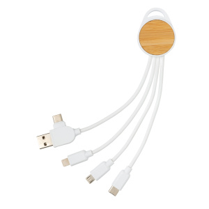 Chargers & Cables RCS recycled plastic Ontario 6-in-1 round cable