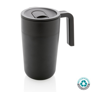 Eco Gifts GRS Recycled PP and SS mug with handle