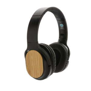 Eco Gifts RCS and FSC® bamboo Elite Foldable wireless headphone