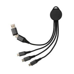 Chargers & Cables Terra RCS recycled aluminum 6-in-1 charging cable
