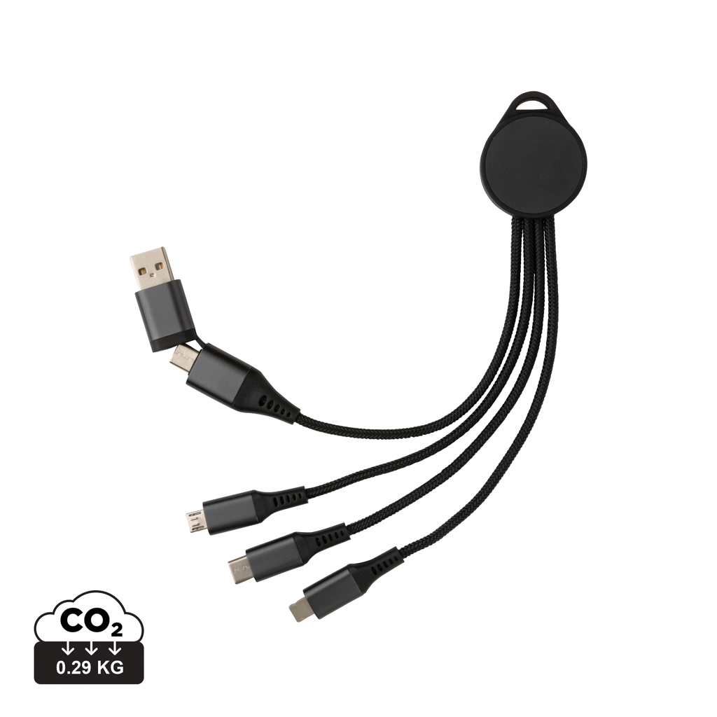Chargers & Cables Terra RCS recycled aluminum 6-in-1 charging cable