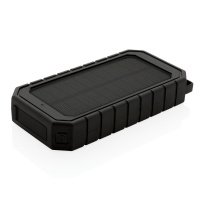 Eco Gifts RCS recycled plastic Solar powerbank with 10W Wireless