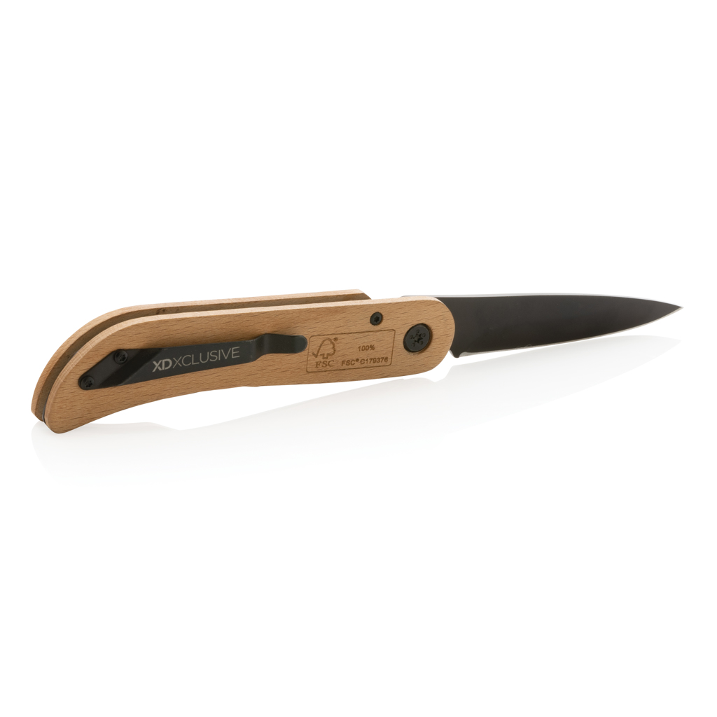 Eco Gifts Nemus FSC® Luxury Wooden knife with lock