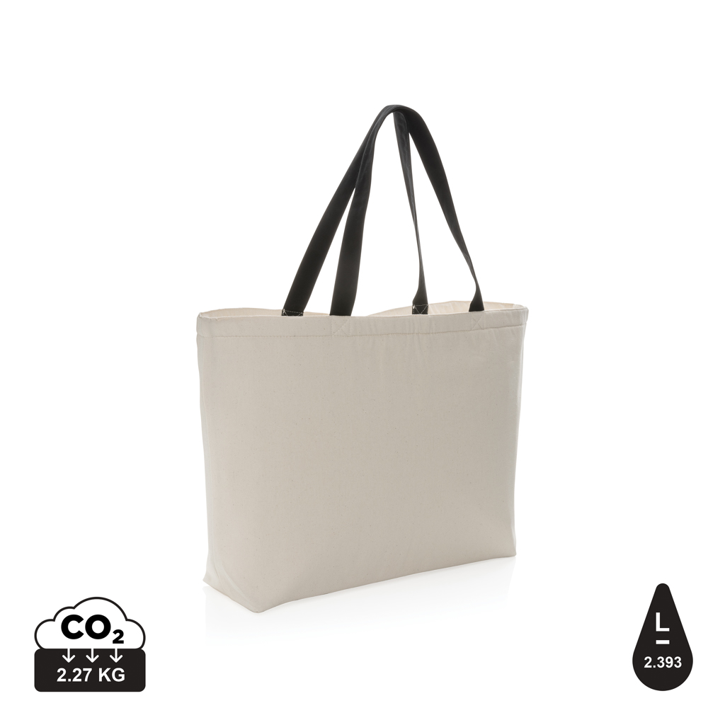 Bags & Travel & Textile Impact Aware™ 285 gsm rcanvas large cooler tote undyed
