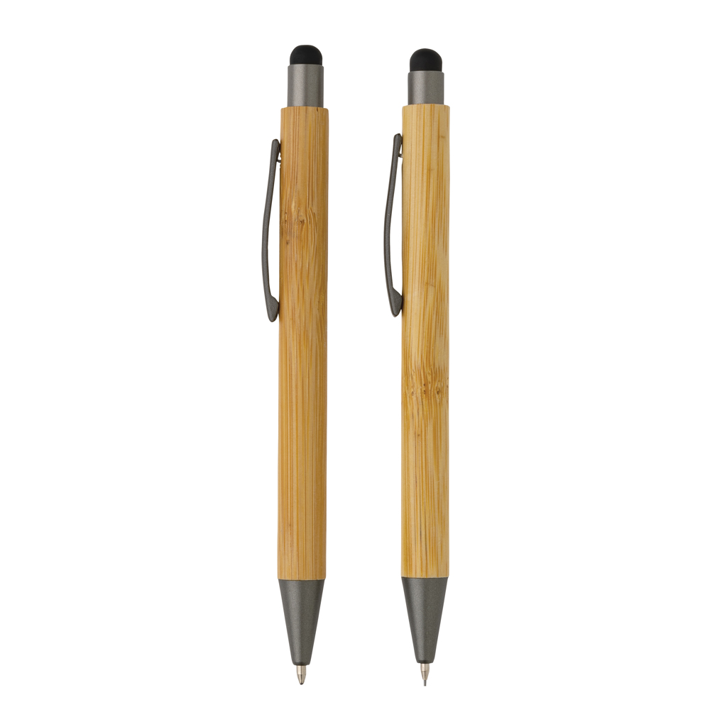 Eco Gifts FSC® bamboo modern pen set in box