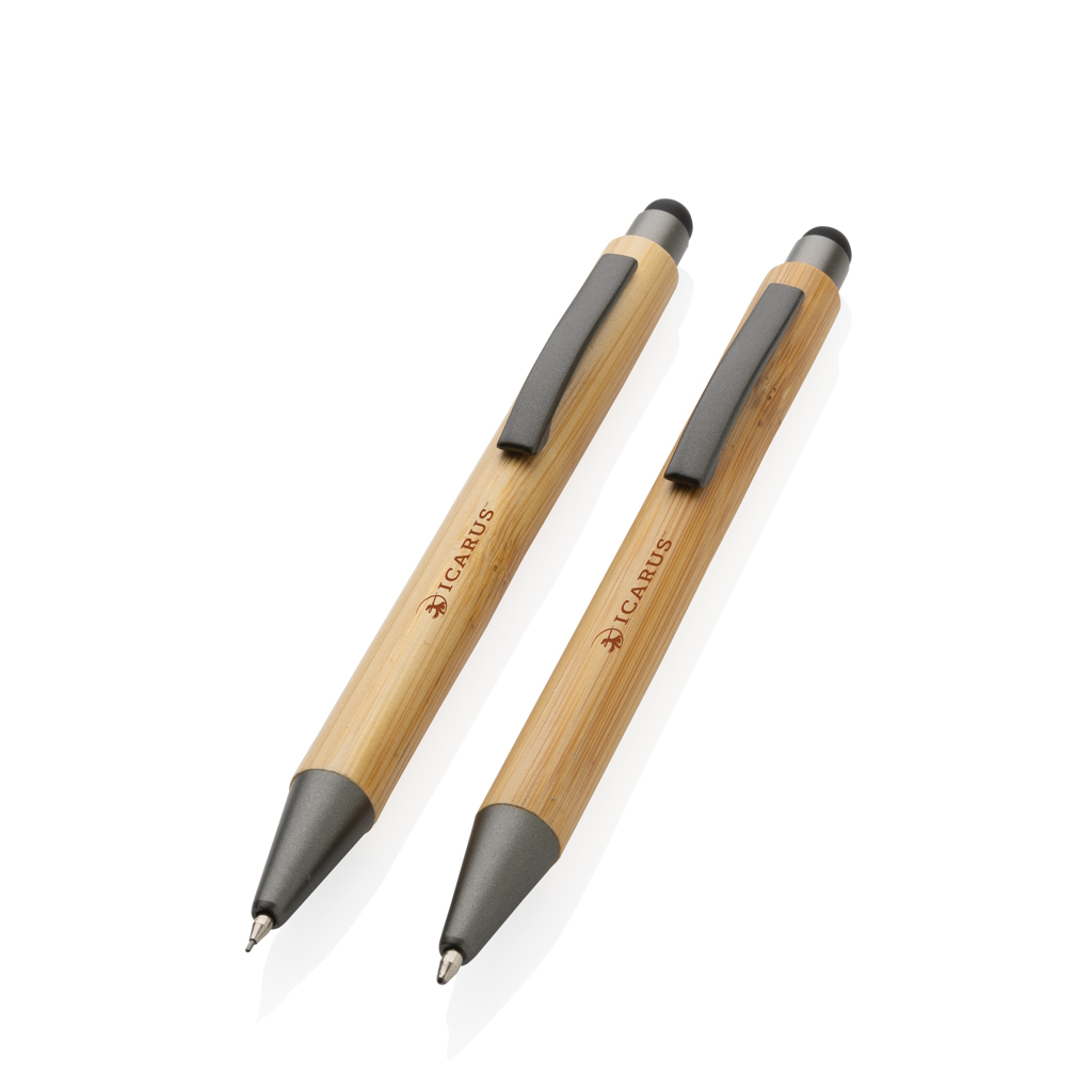 Eco Gifts FSC® bamboo modern pen set in box