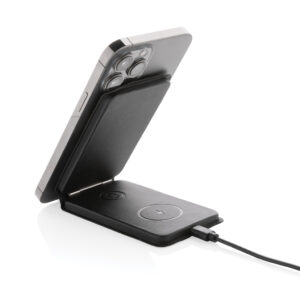 Eco Gifts Swiss Peak RCS rPU 15W  3-in-1 magnetic wireless charger