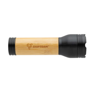 Eco Gifts Lucid 3W RCS certified recycled plastic & bamboo torch