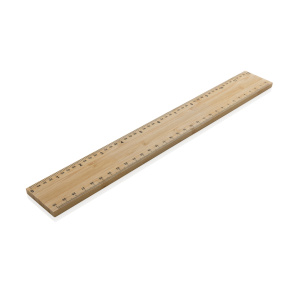 Eco Gifts Timberson extra thick 30cm double sided bamboo ruler