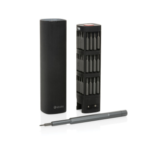 Gear X RCS recycled aluminum precision screwdriver set 56 pc Eco Gifts Gear X RCS recycled aluminum precision screwdriver set 56 pc