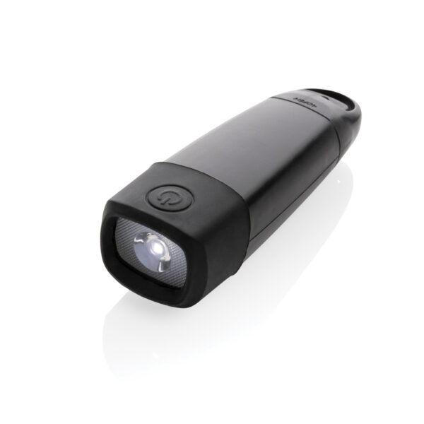 Eco Gifts Lightwave RCS rplastic USB-rechargeable torch with crank