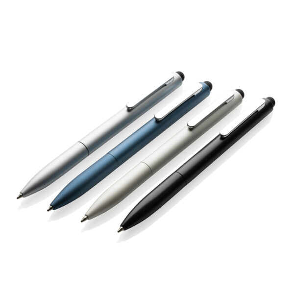 Eco Gifts Kymi RCS certified recycled aluminium pen with stylus