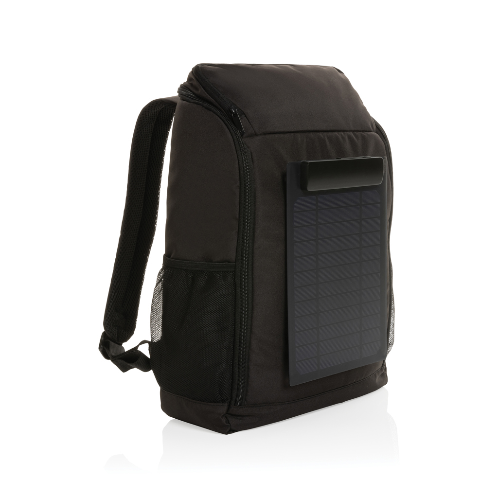 Backpacks Pedro AWARE™ RPET deluxe backpack with 5W solar panel