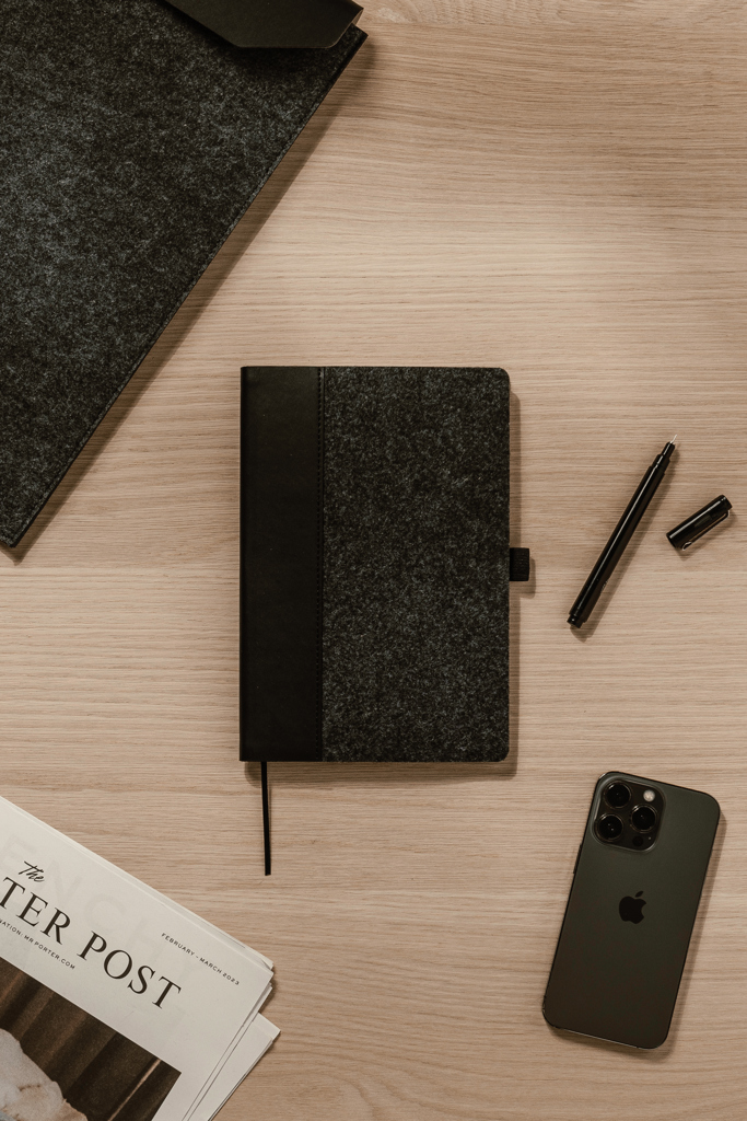 Vinga Notebook VINGA Albon GRS recycled felt notebook - GiftUp