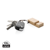 Eco Gifts Standkey bamboo keychain phone stand