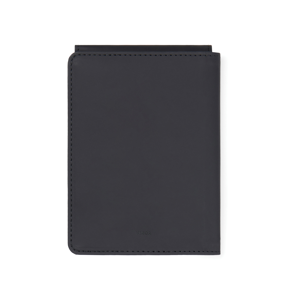 VINGA Baltimore RCS recycled polyester RFID passport cover Desktop Accessories VINGA Baltimore RCS recycled polyester RFID passport cover