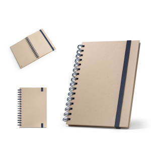 Eco Gifts PROUST. A5 notebook with rings, hard cover, made of sugar cane paper (80% sugar cane) with plain pages