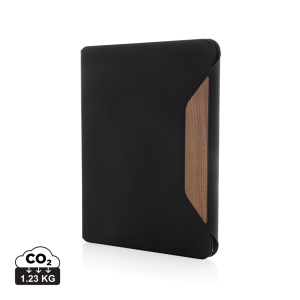 Eco Gifts Teri AWARE™ RPET and walnut A4 portfolio