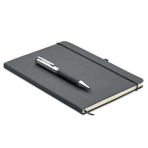 Eco Gifts Recycled leather notebook set