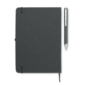 Eco Gifts Recycled leather notebook set