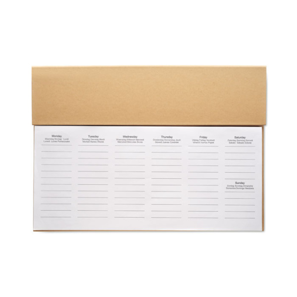 Computer Desktop Planner Weekly desktop planner - GiftUp