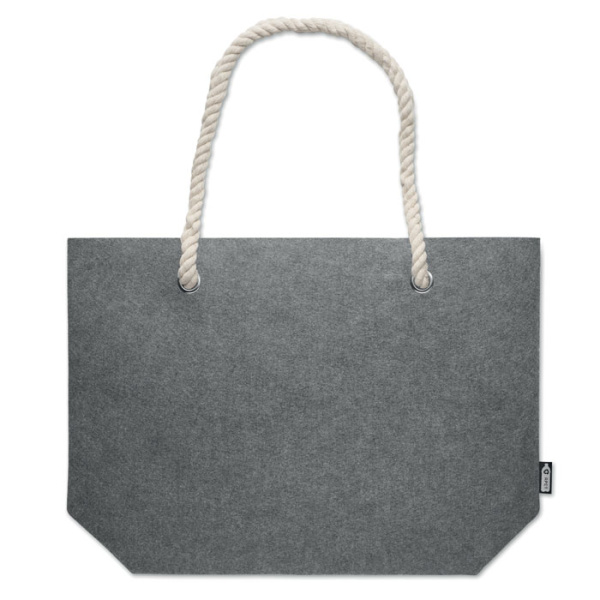 Eco Gifts RPET felt beach bag