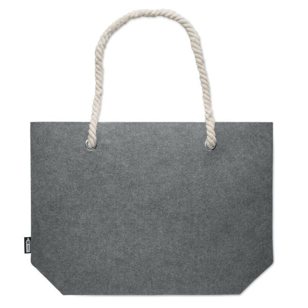 Eco Gifts RPET felt beach bag