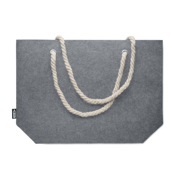 Eco Gifts RPET felt beach bag