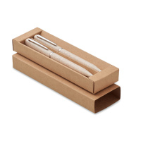 Eco Gifts Wheat straw/ABS twist pen set