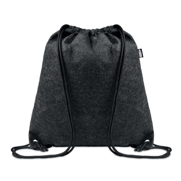 Eco Gifts RPET felt drawstring bag