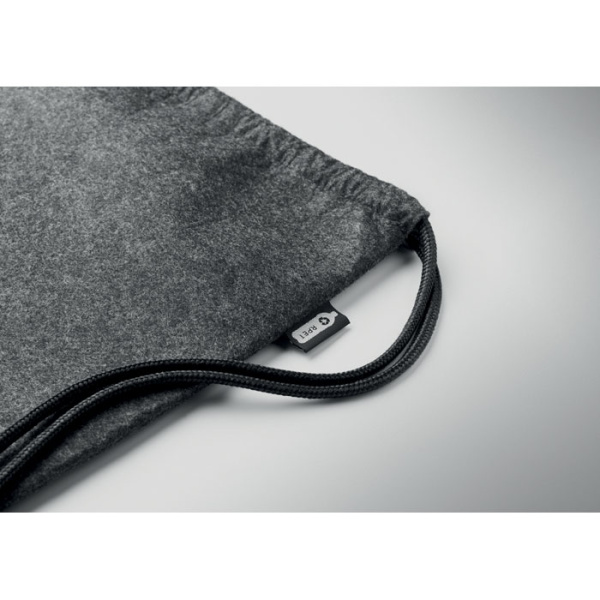 Eco Gifts RPET felt drawstring bag