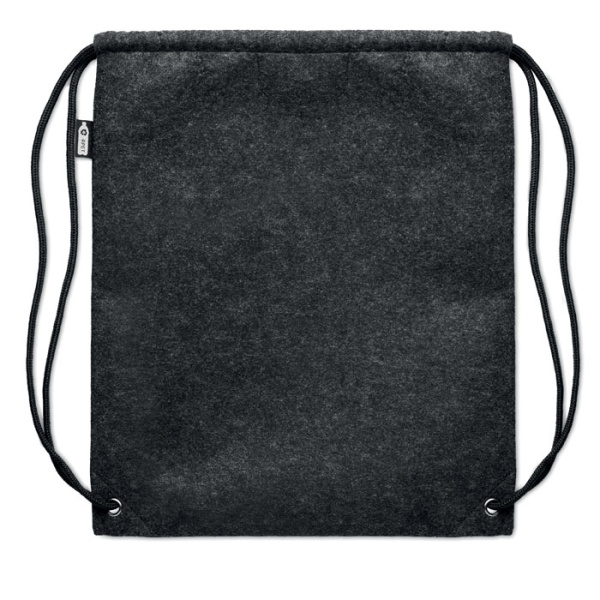 Eco Gifts RPET felt drawstring bag