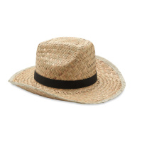 Eco Gifts Natural straw cowboy hat
