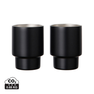 Eco Gifts VINGA Nagano RCS  recycled SS mugs, set of 2