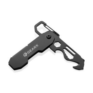 Tools Gear X foldable EDC tool with carabiner and parcel cutter